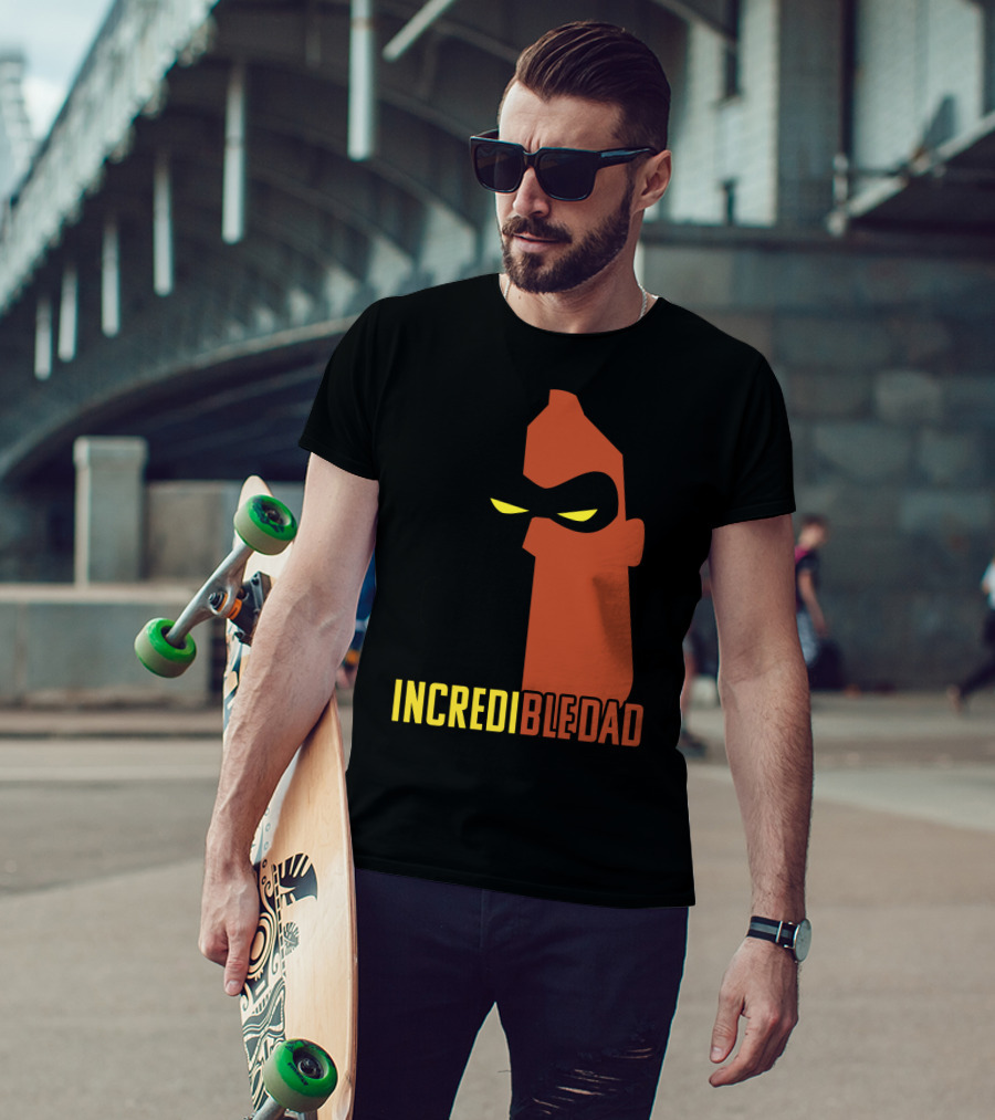 Disney Pixar Incredibles 2 IncrediBle Dad Hero Mask T-Shirt