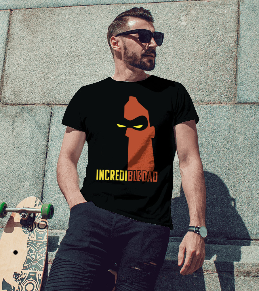 Disney Pixar Incredibles 2 IncrediBle Dad Hero Mask T-Shirt