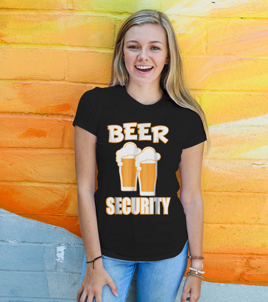 Beer Security Cool Dad T-Shirt