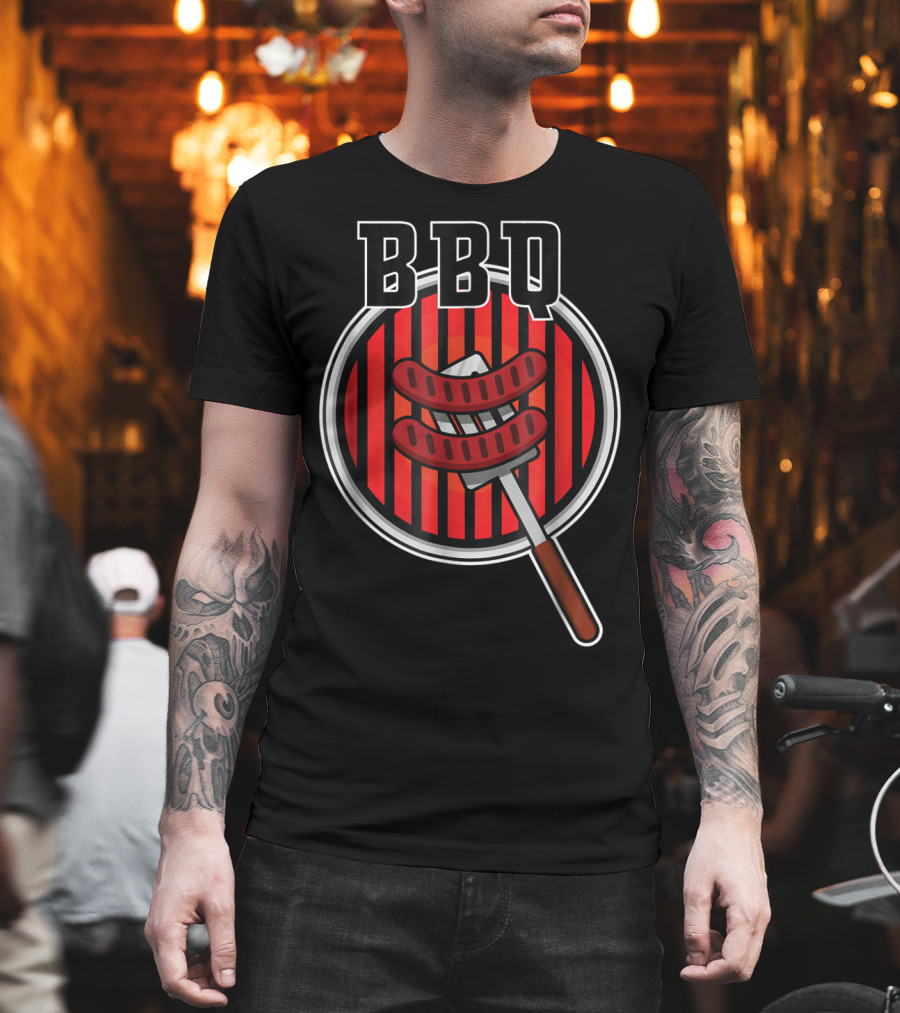 BBQ Master Hot Grilled Barbecue Hot Dogs Grill T-Shirt