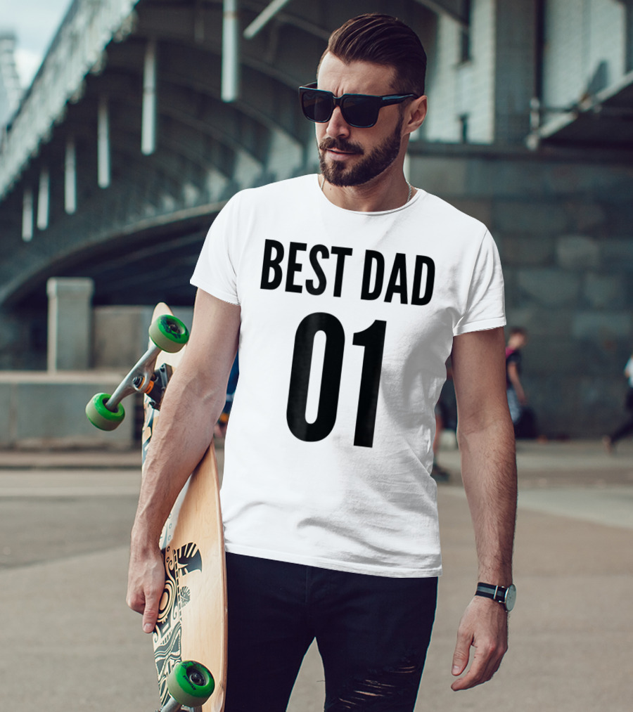Best Dad 01 Number 1 Dad T-Shirt