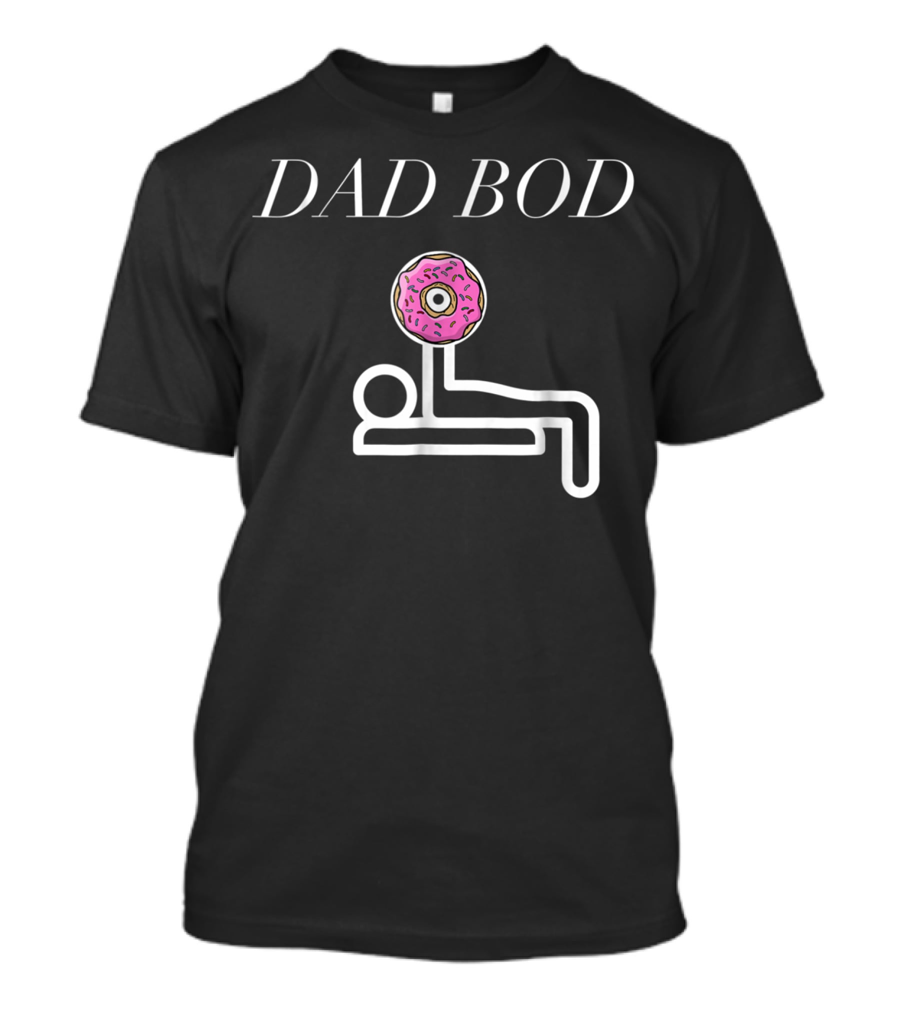 Dad Bod Lifting Doughnut Fitness90 T-Shirt