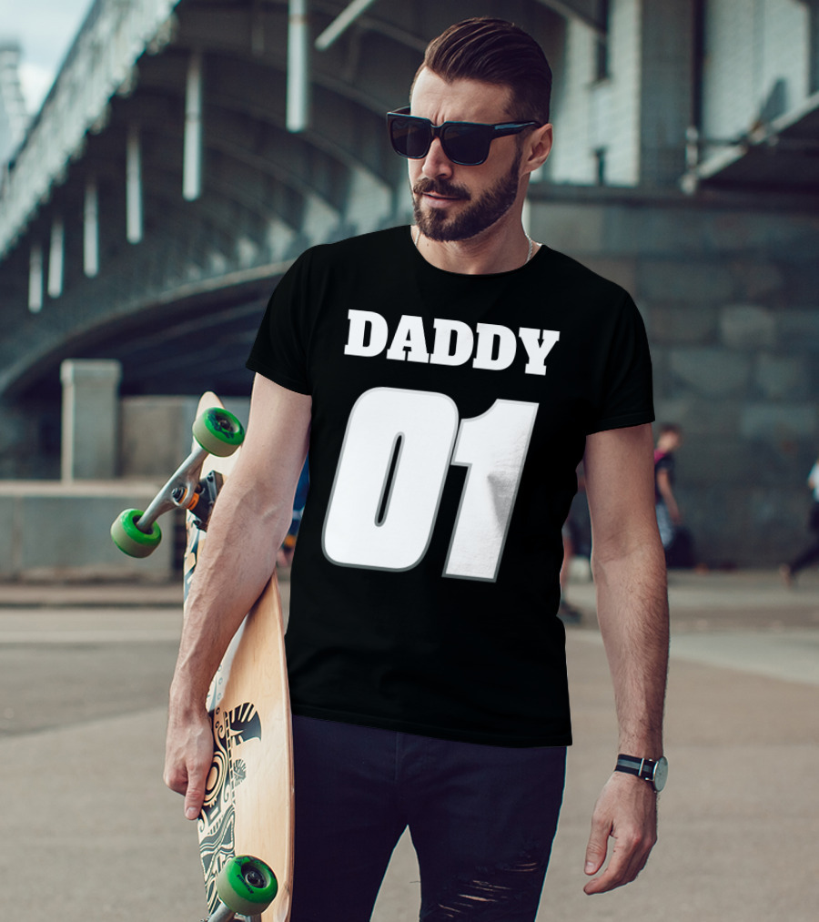 Daddy 01 Number One Dad T-Shirt