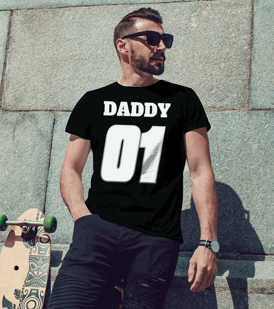 Daddy 01 Number One Dad T-Shirt