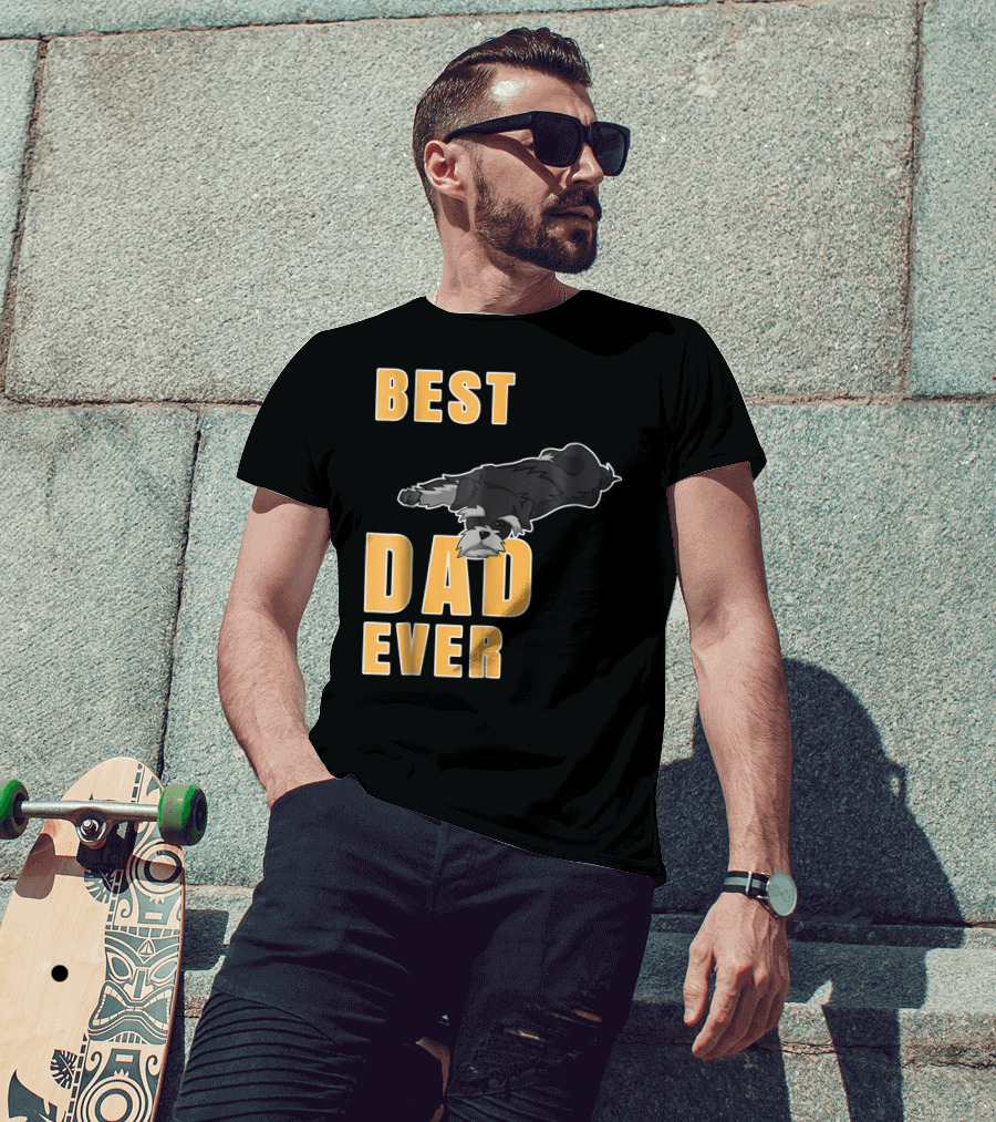 Best Dad Ever Miniature Schnauzer T-Shirt