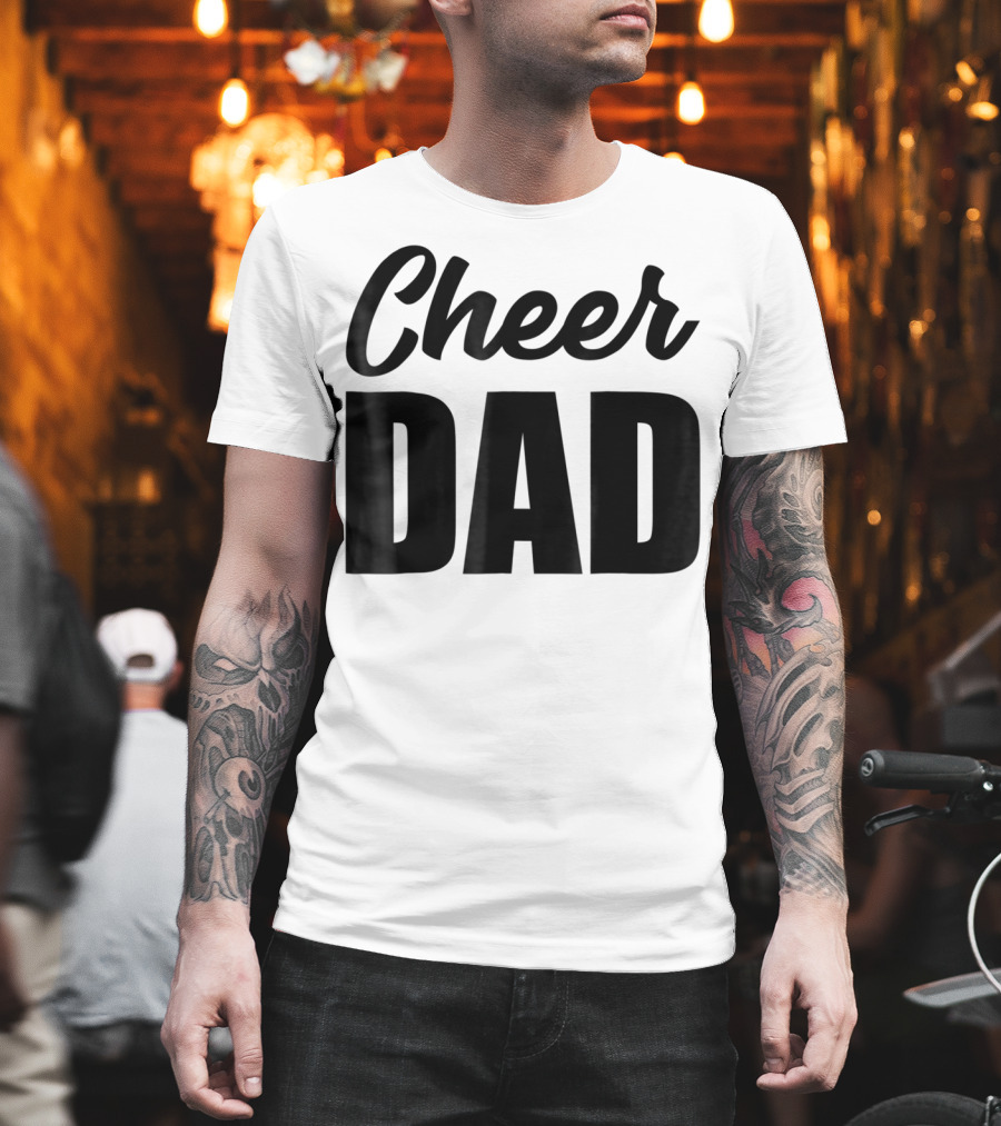Cheerleading Cheer Dad Daddy T-Shirt