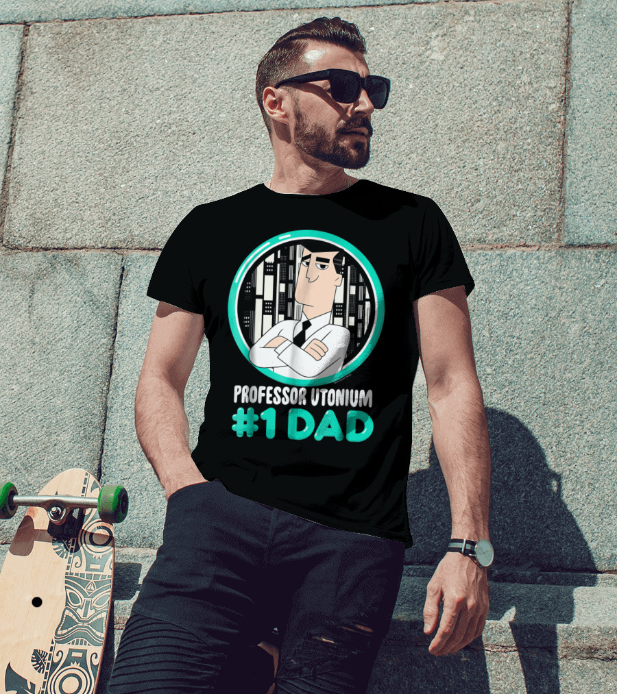 CN Powderpuff Girls Professor Utonium #1 Dad T-Shirt
