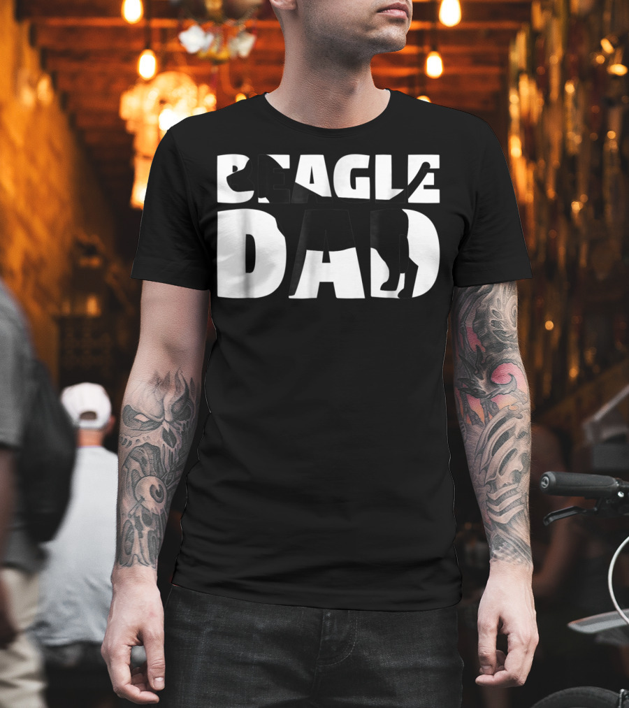 Beagle Dad Beagle Father Dog Dad T-Shirt