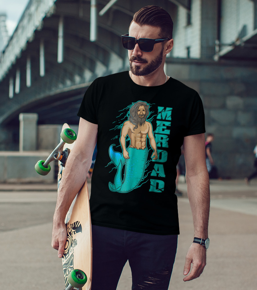 Cute King Merdad For The Best Dad On Earth T-Shirt