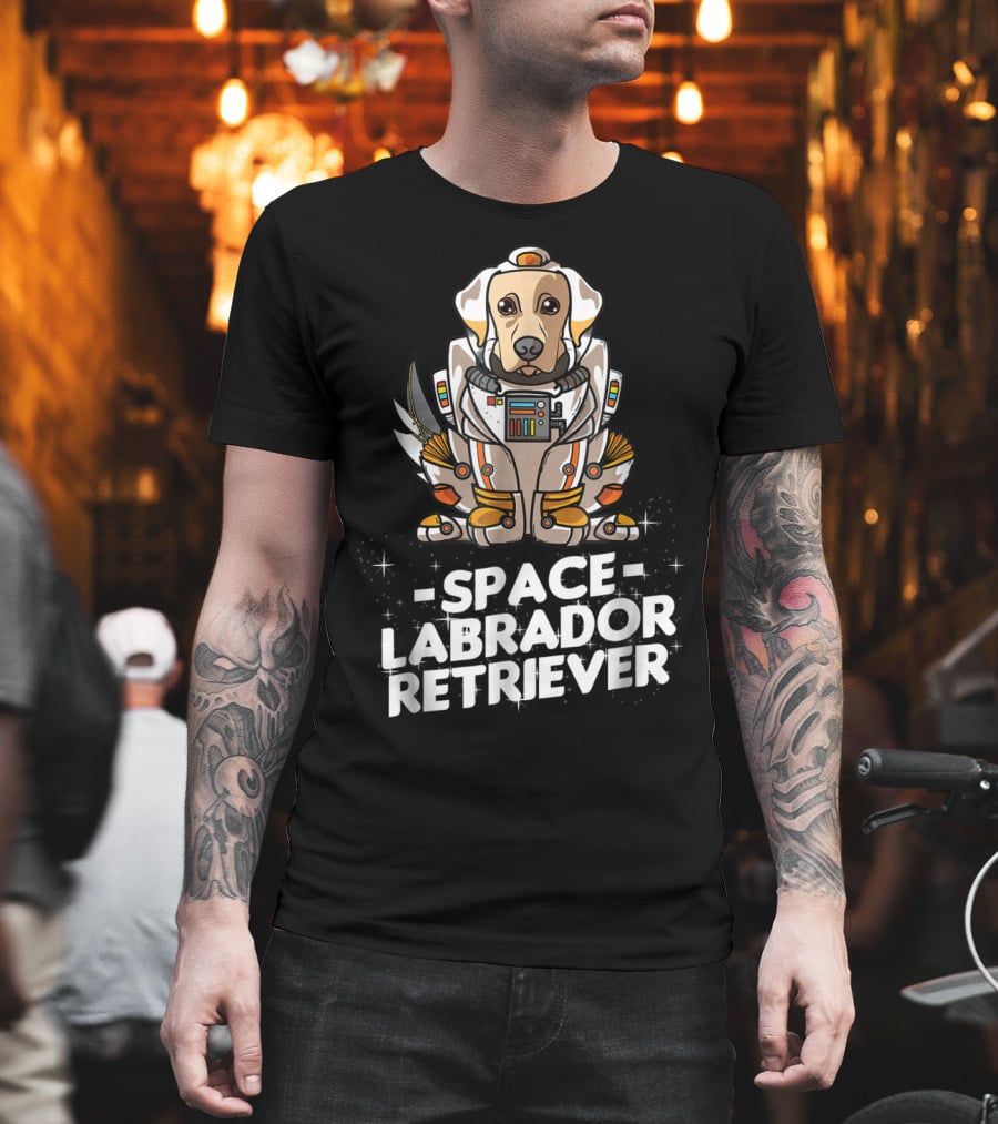 Space Labrador Retriever Astronaut Suit Dog36 T-Shirt