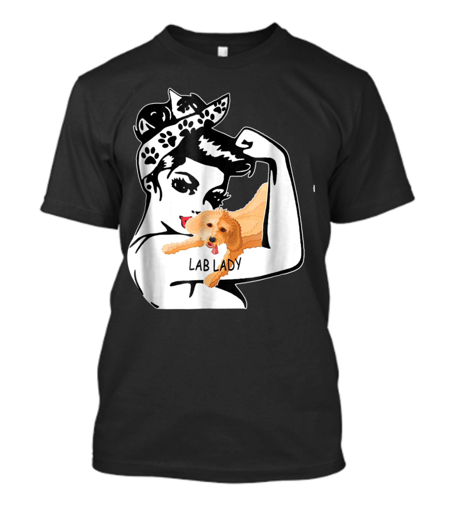 Labrador Retriever Lady Funny Mom Birthday Lab Lady T-Shirt
