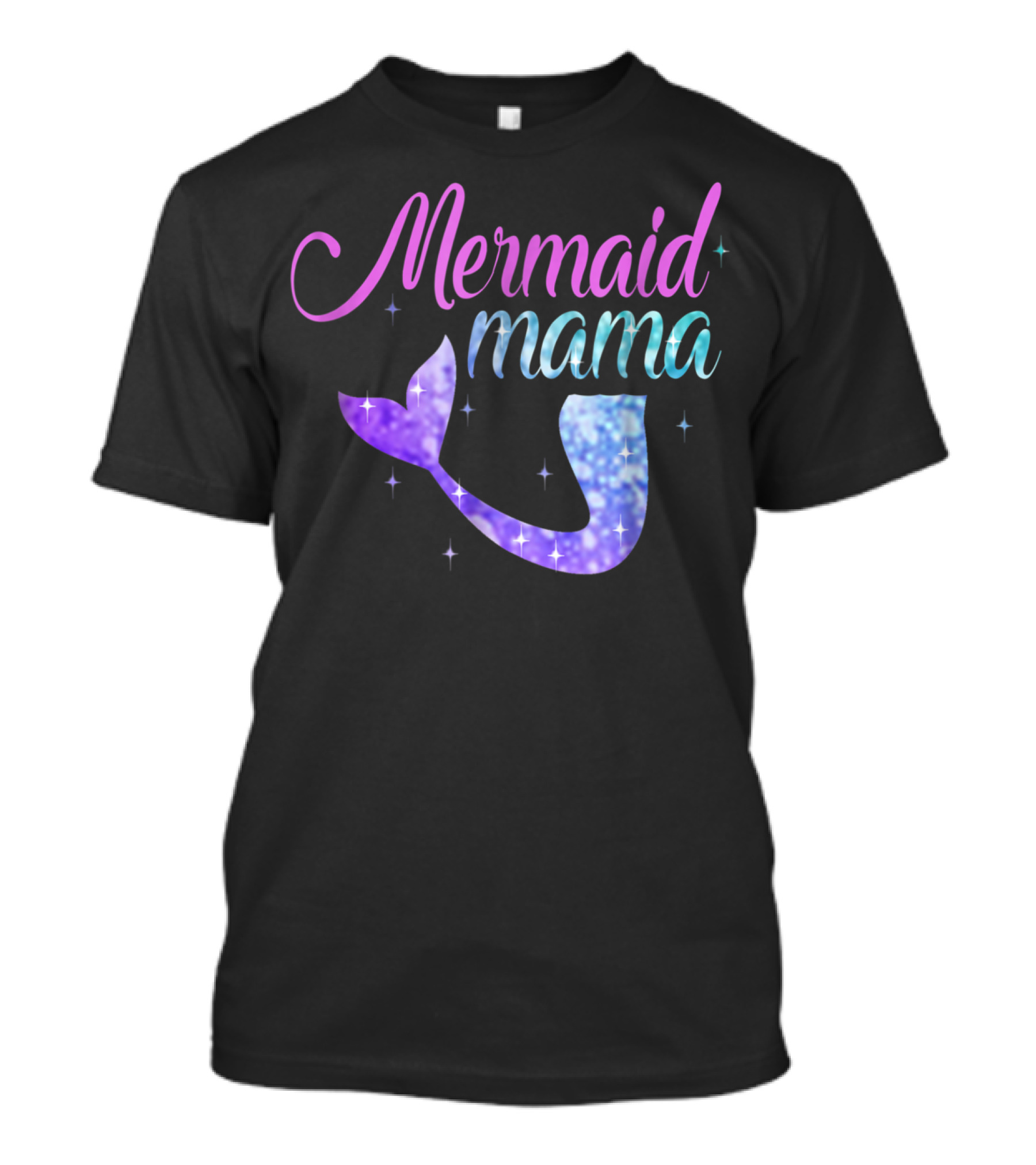 Mermaid Mama Sparkling Tail T-Shirt