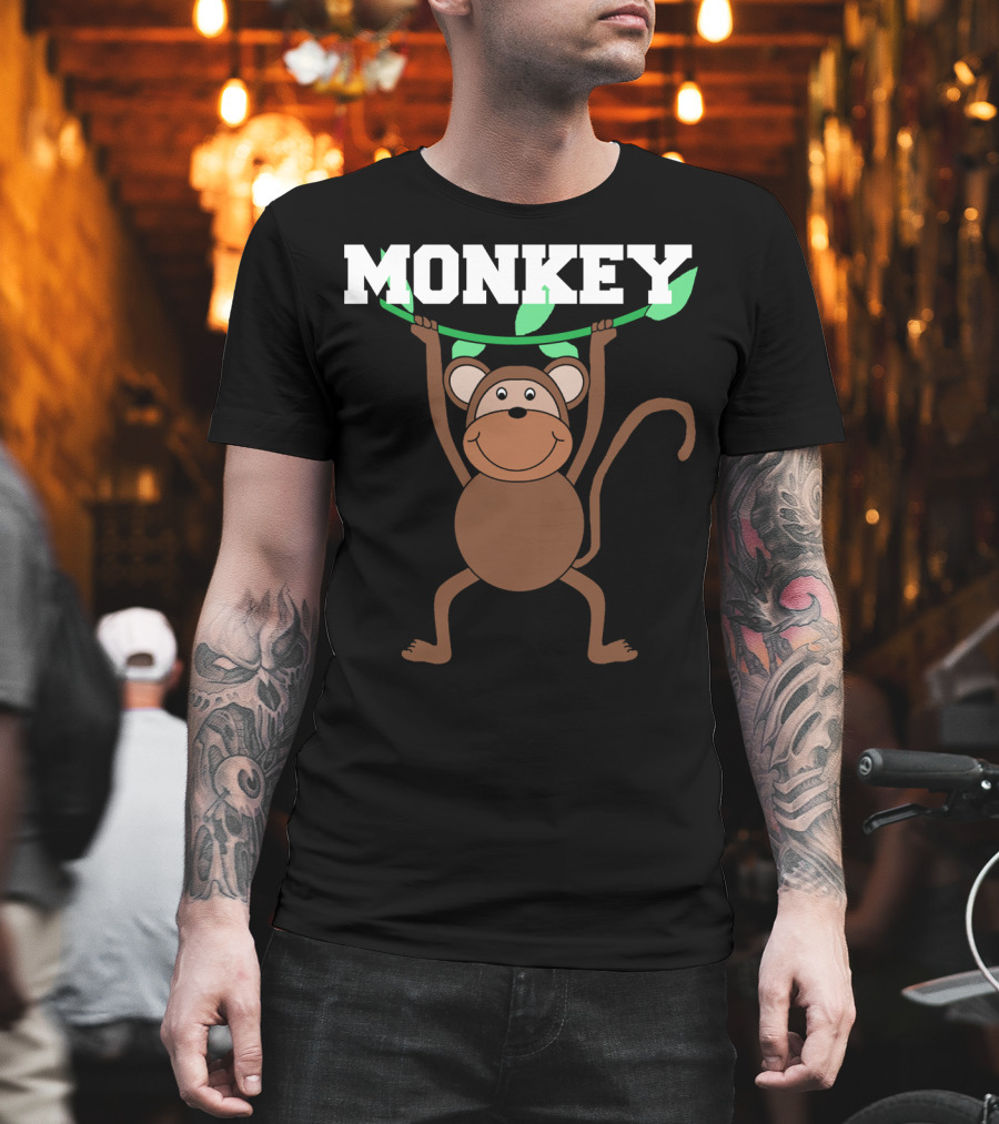 Monkey Circus Birthday Matching For Mom Son Daughter T-Shirt
