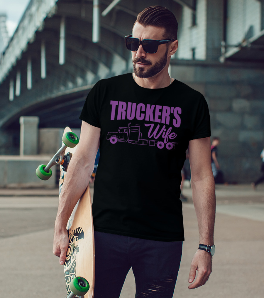 Trucker's Wife Nana Truck T-Shirt