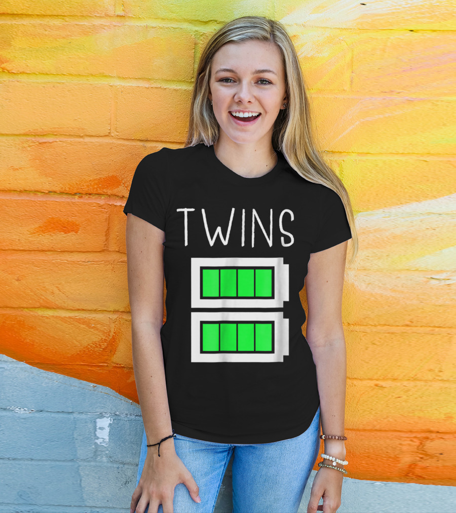Twins Full Energy Full Batteries T-Shirt