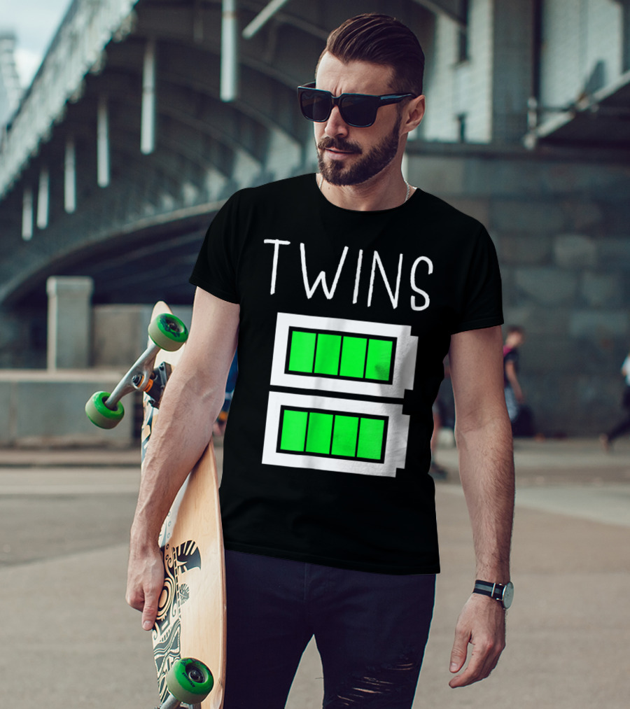 Twins Full Energy Full Batteries T-Shirt