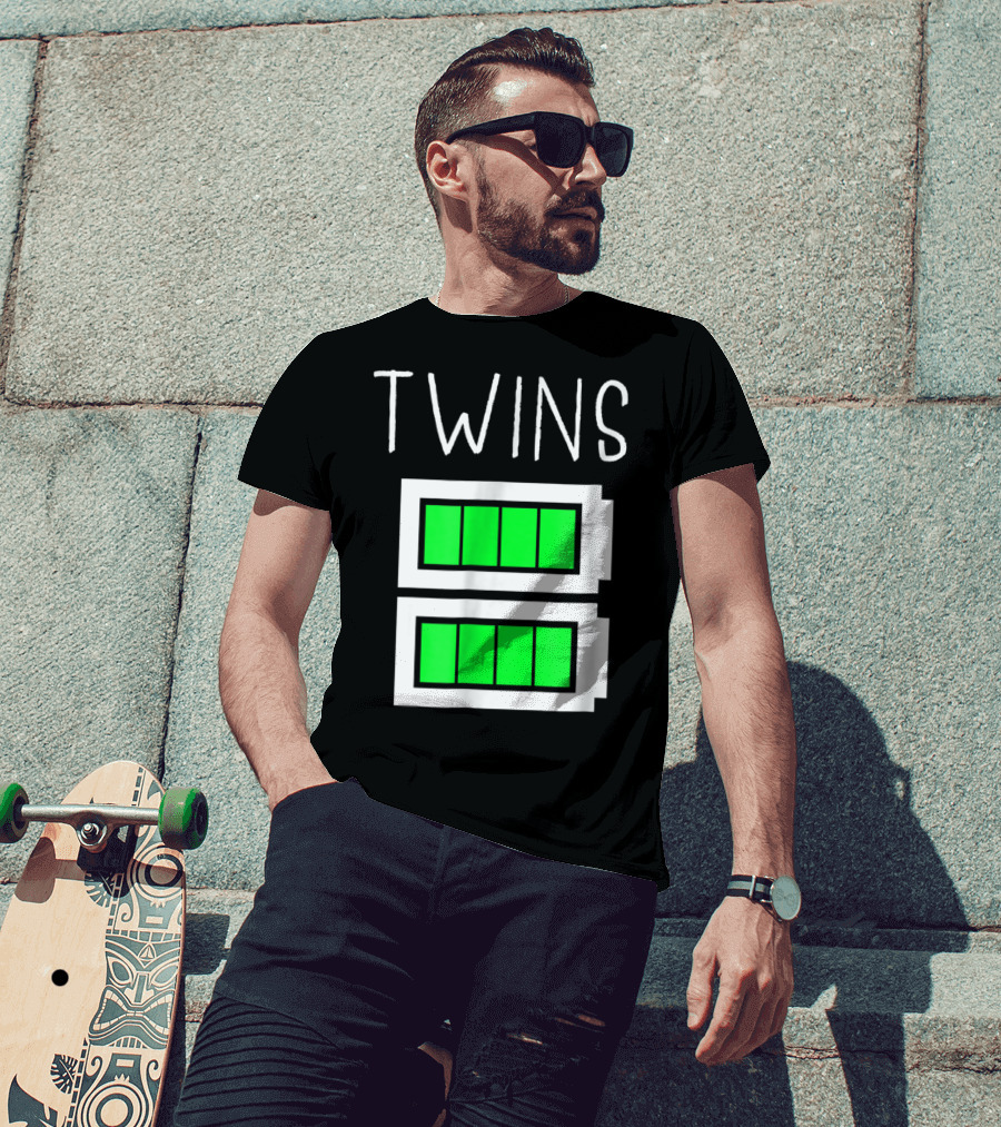 Twins Full Energy Full Batteries T-Shirt