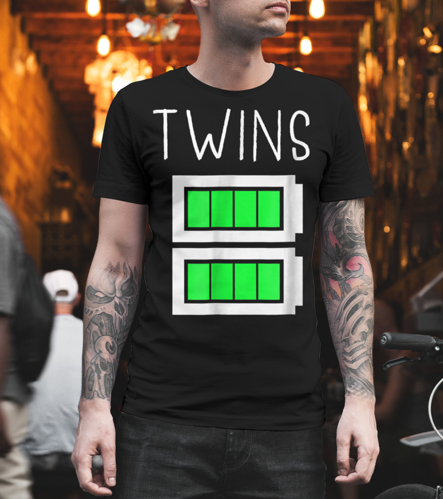 Twins Full Energy Full Batteries T-Shirt