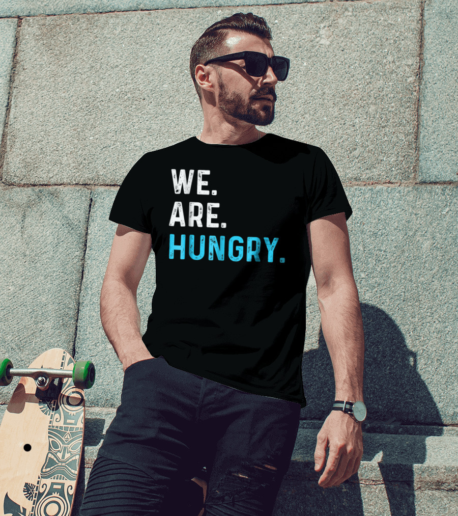 We Are Hungry Pregnant Mom Funny Parent T-Shirt