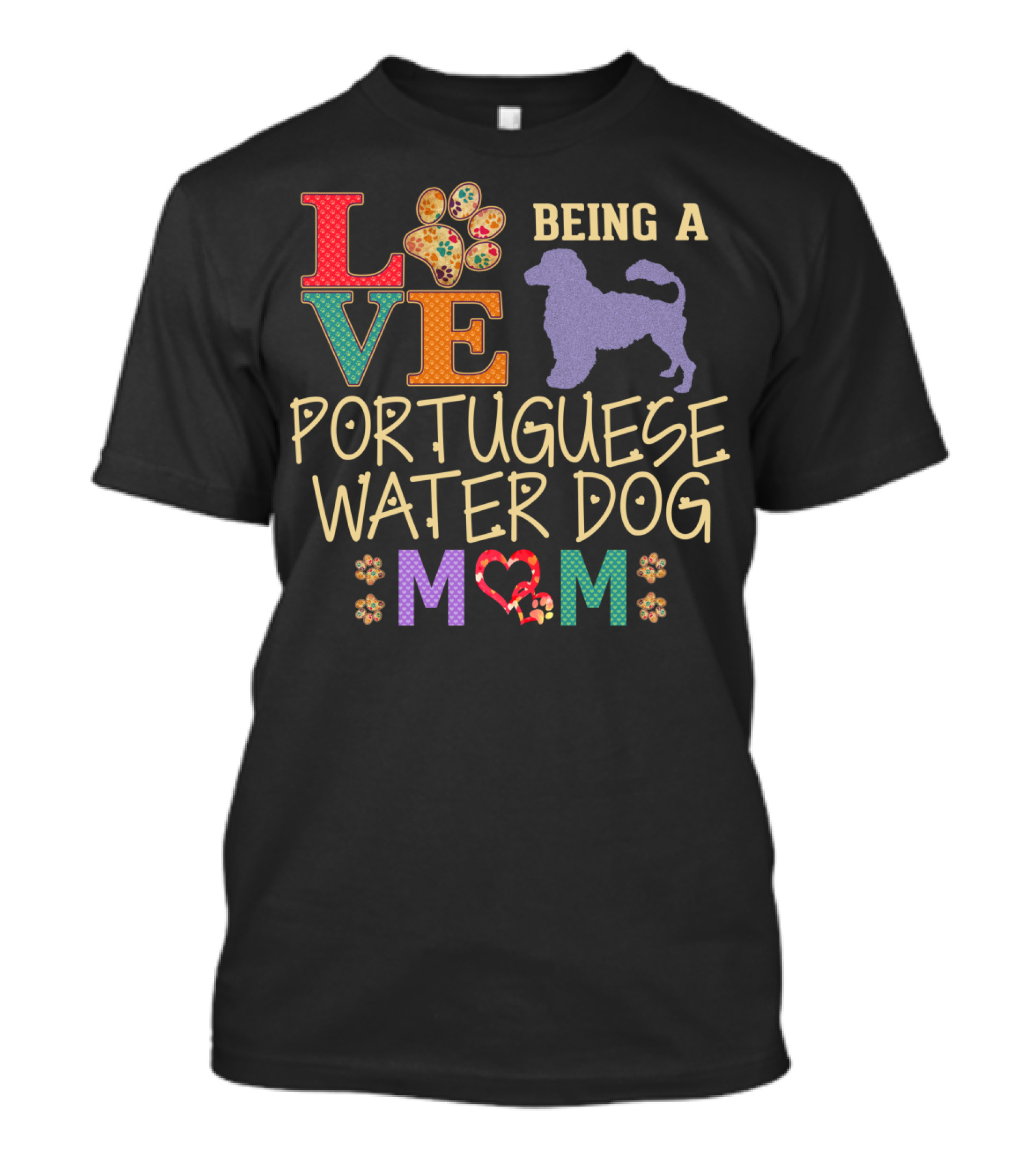 Love Being A Portuguese Water Dog Mom T-Shirt