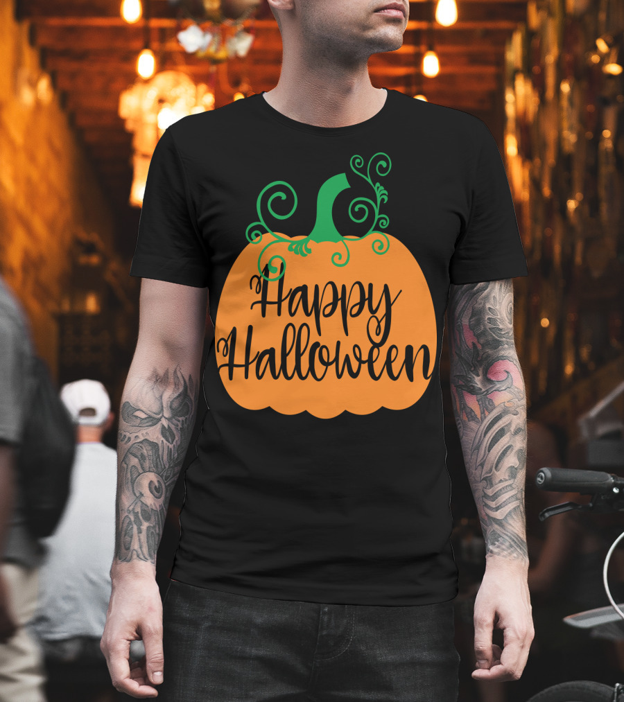 Happy Halloween Pumpkin Teacher Mom4 T-Shirt