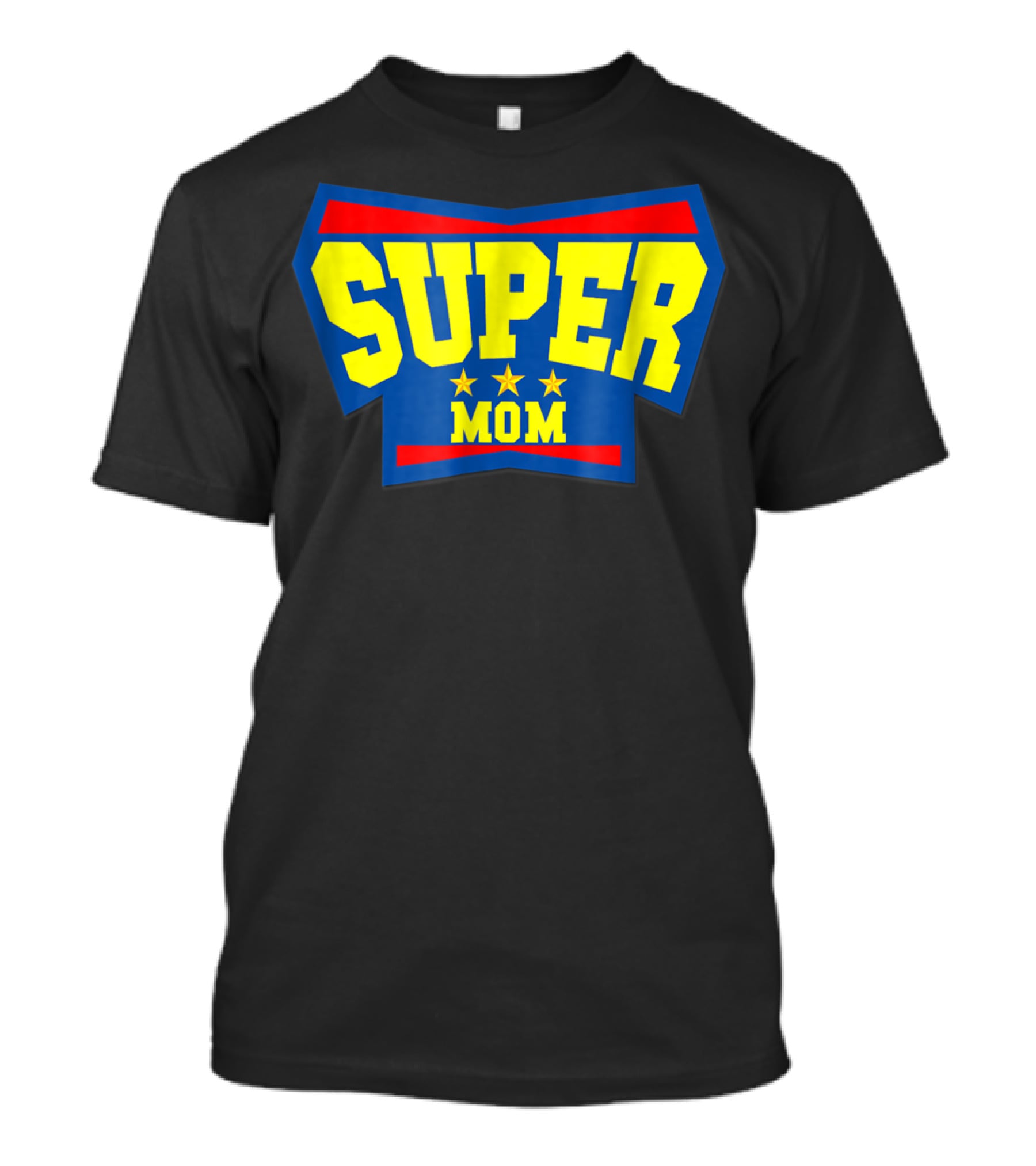 Super Mom Superhero Mother Star T-Shirt