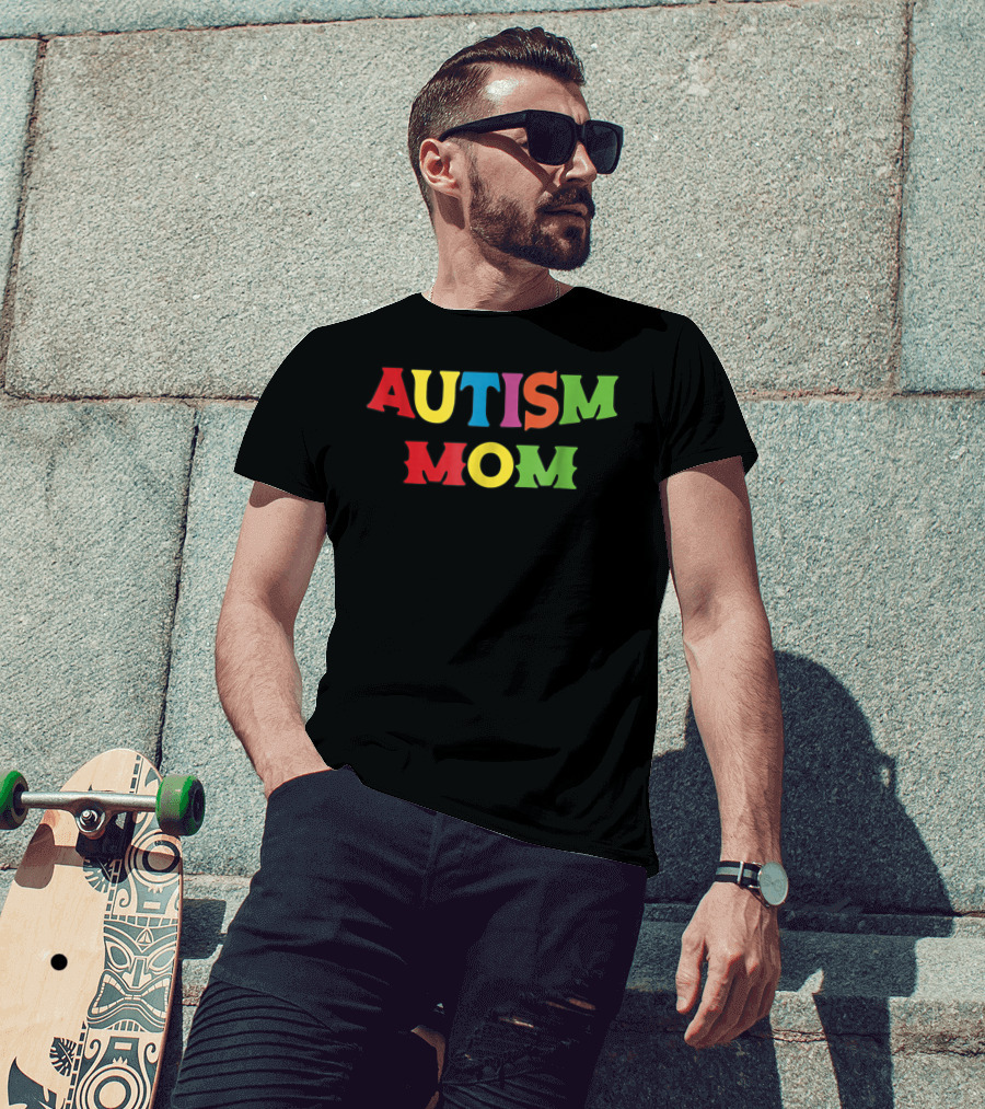 Autism Mom Autism Awareness Rainbow69 T-Shirt