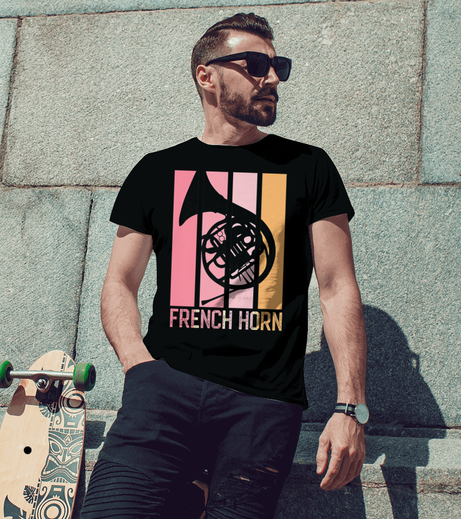 Band Mom Marching French Horn School75 T-Shirt