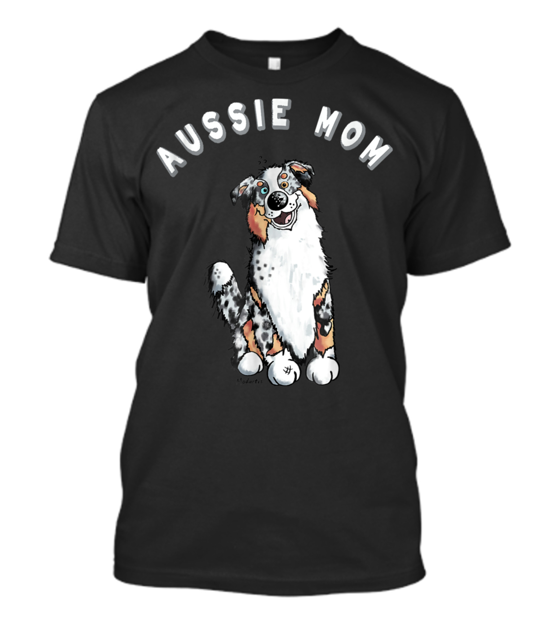 Aussie Mom I Australian Shepherd Dog T-Shirt