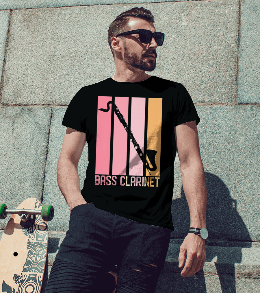 Bass Clarinet Band Mom Marching Band School T-Shirt