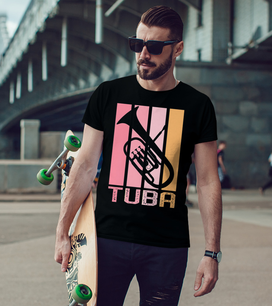 Band Mom Tuba Marching Band School Tuba T-Shirt
