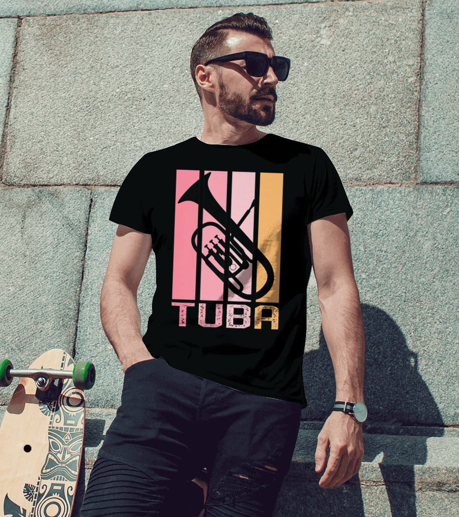 Band Mom Tuba Marching Band School Tuba T-Shirt