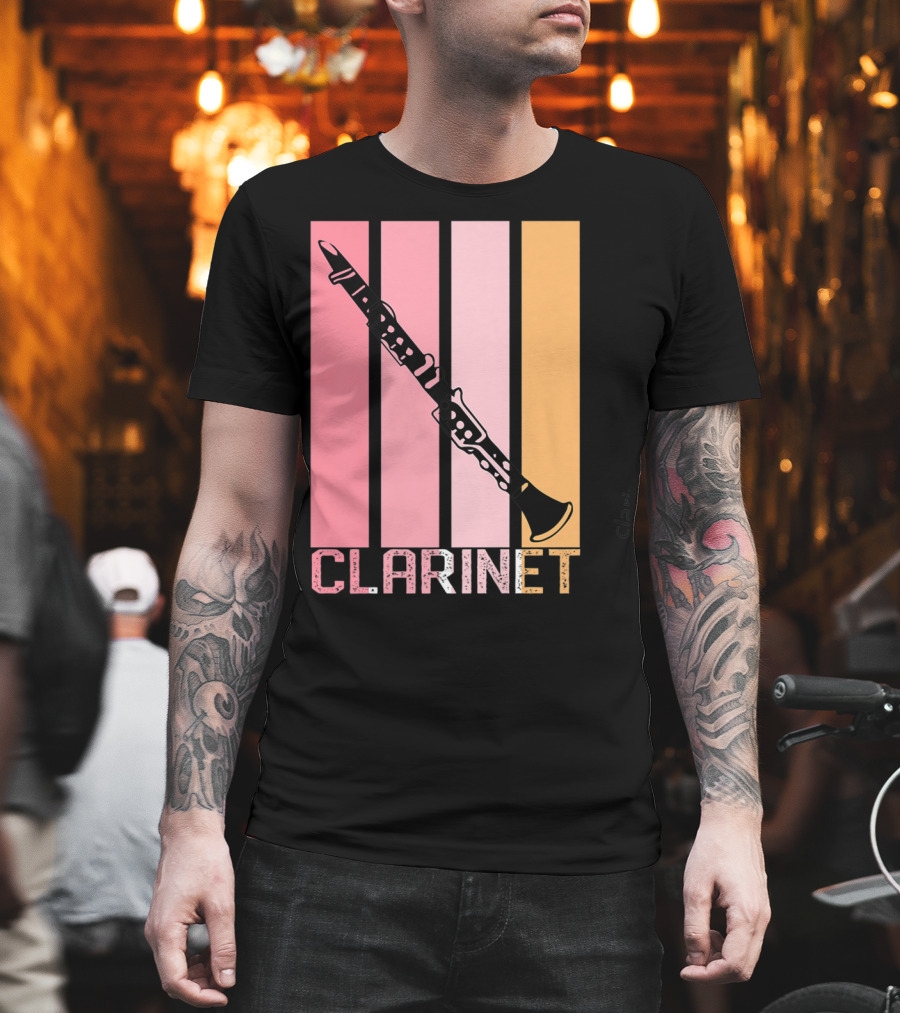 Band Mom Clarinet Marching Band School Clarinet T-Shirt