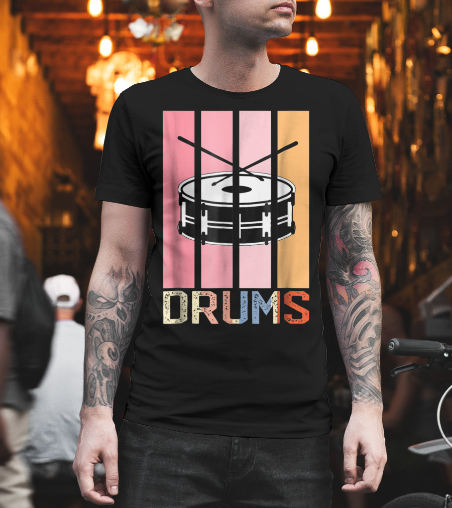 Drum Mom Marching Band High School Drums Drums95 T-Shirt