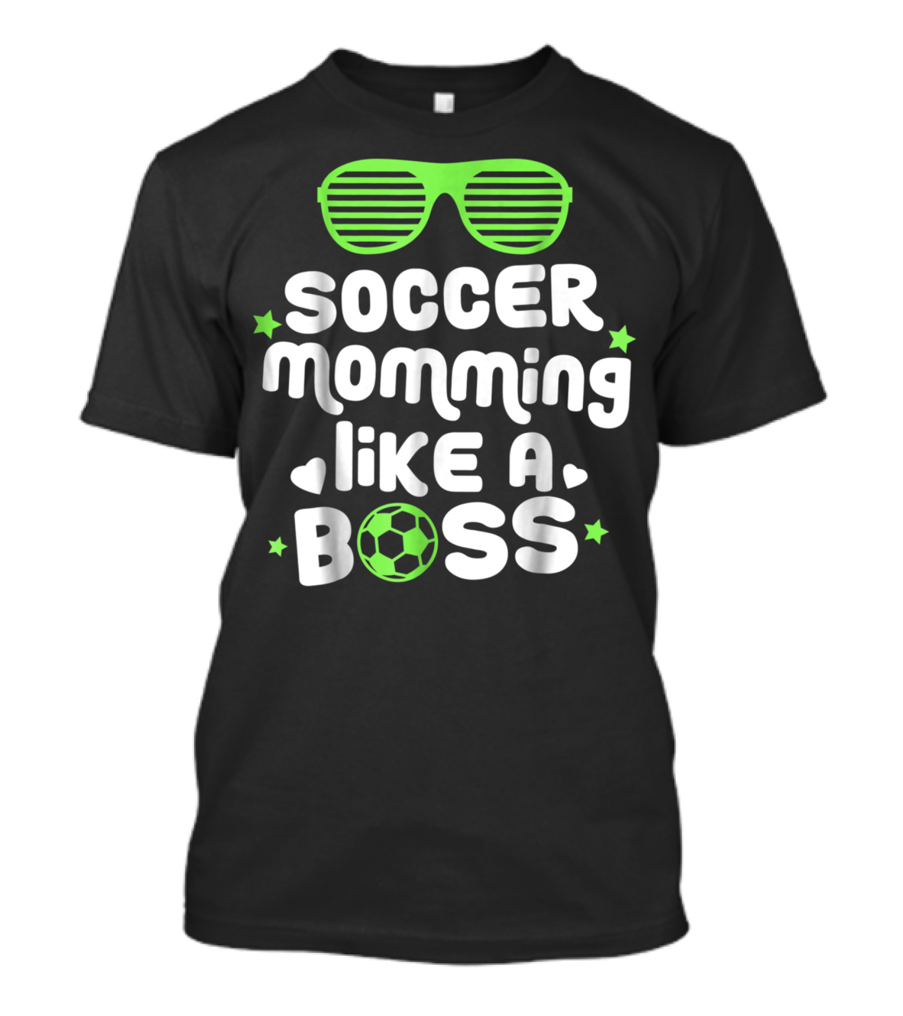 Soccer Momming Like A Boss Funny Cute Futbol Moms T-Shirt