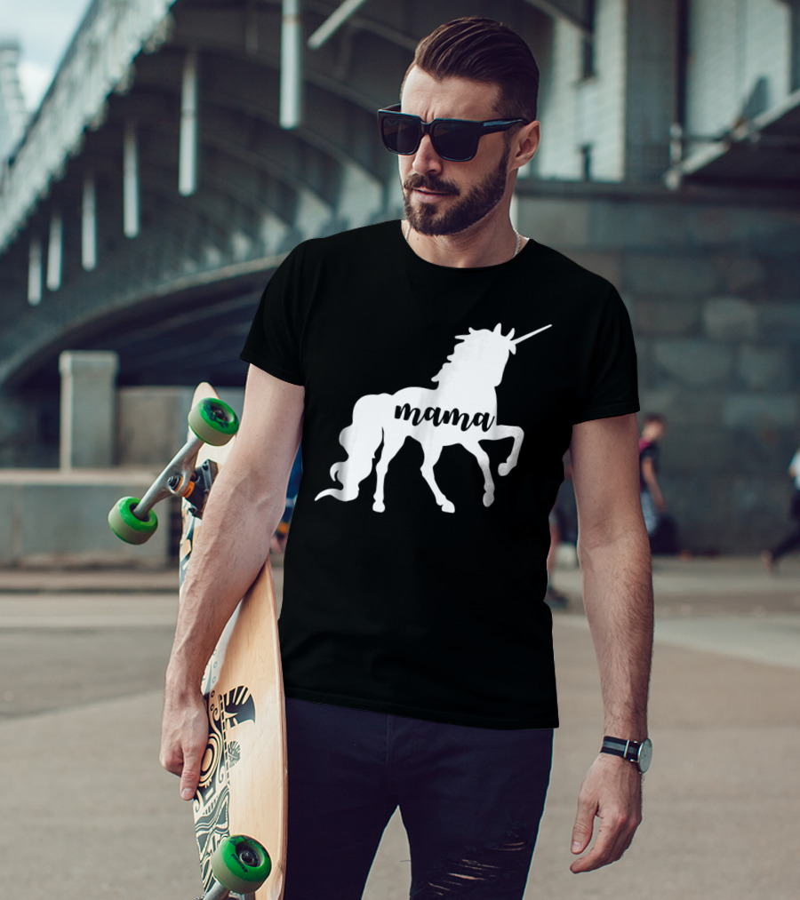 Mama Unicorn Horse T-Shirt