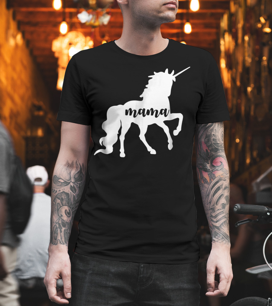 Mama Unicorn Horse T-Shirt