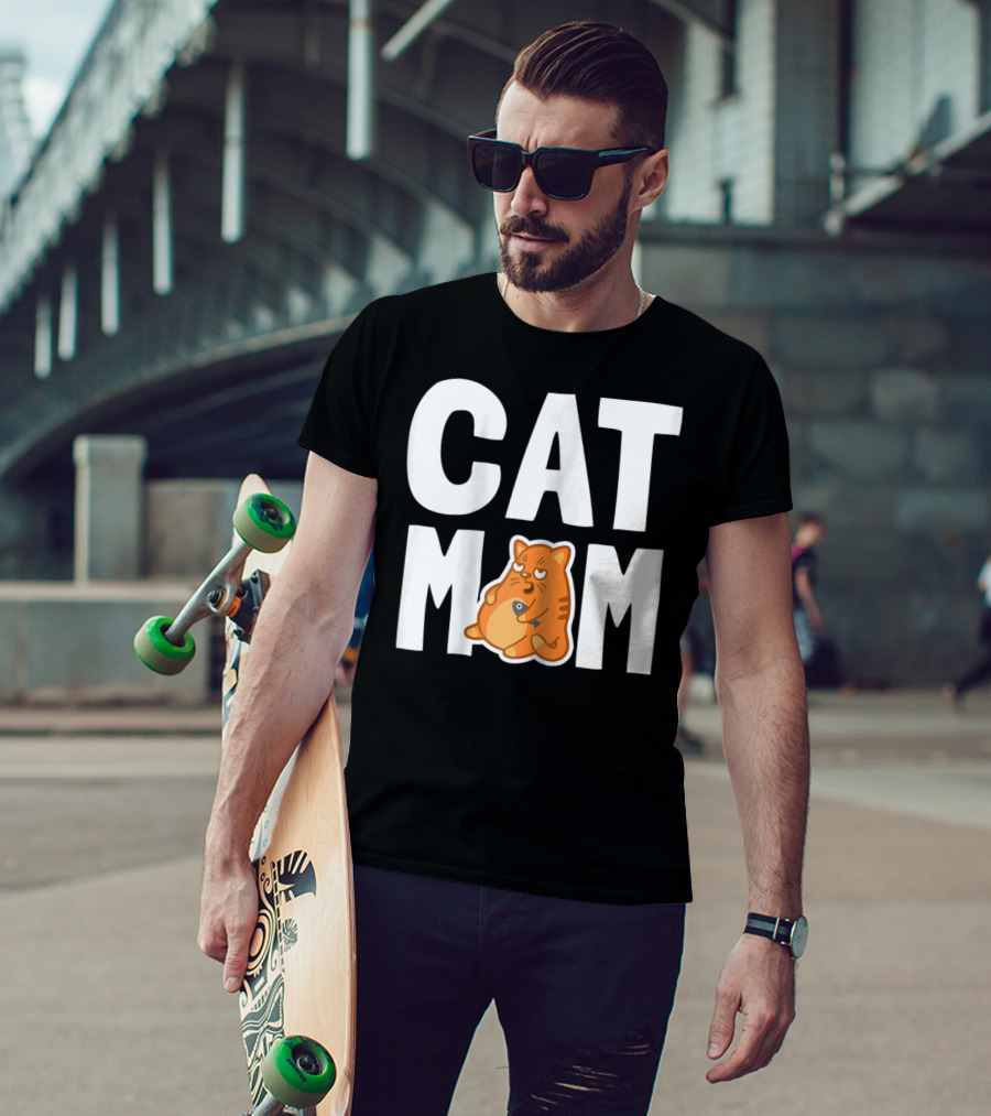 CAT MOM I Cool Pet Owner Mother T-Shirt