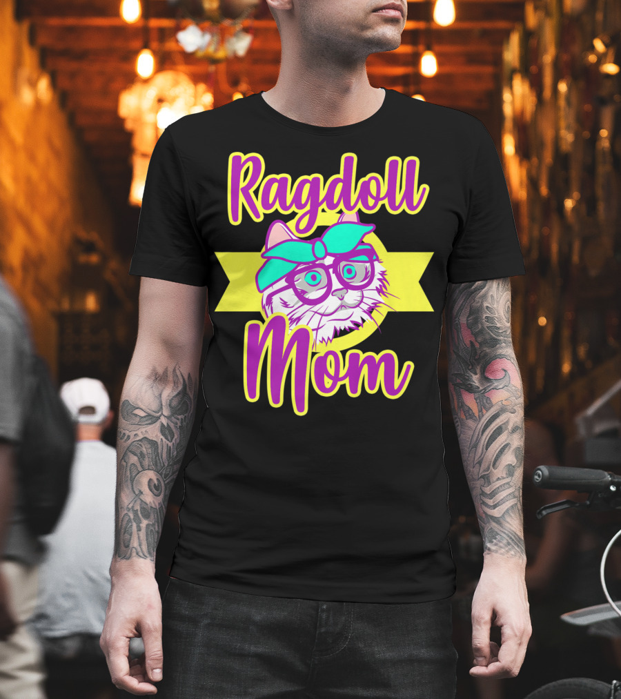 Ragdoll Mom Cats Lovers Women Her Christmas T-Shirt