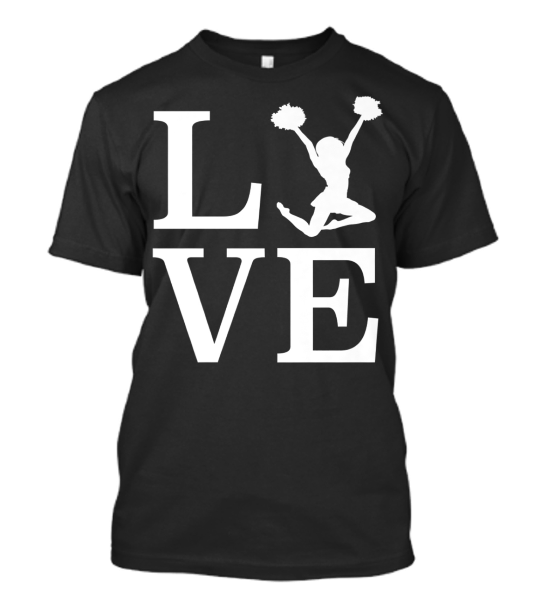 Cheerleading Love Cheer Mom Coach Cheerleader Enthusiast T-Shirt