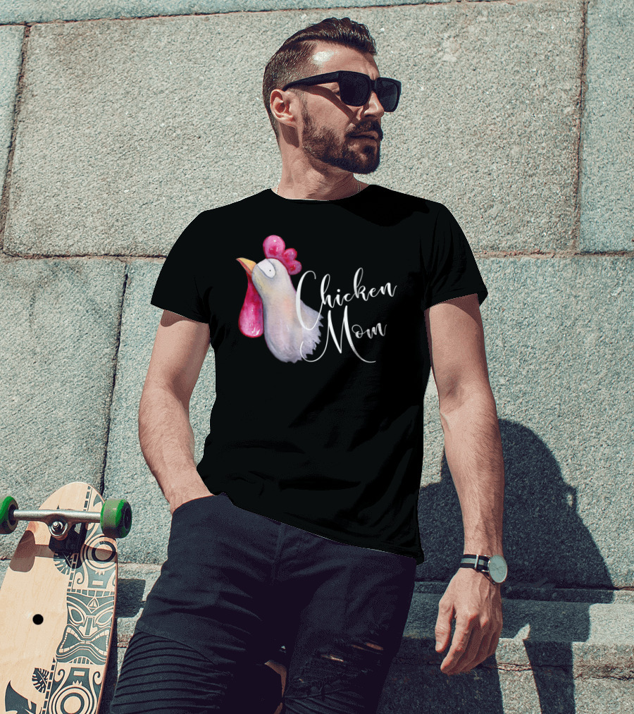 Chicken Mom Backyard Bird Hobby Farmer Chicken Mom T-Shirt