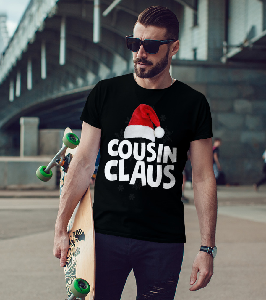 Cousin Claus Santa Christmas Matching Family Tribe T-Shirt