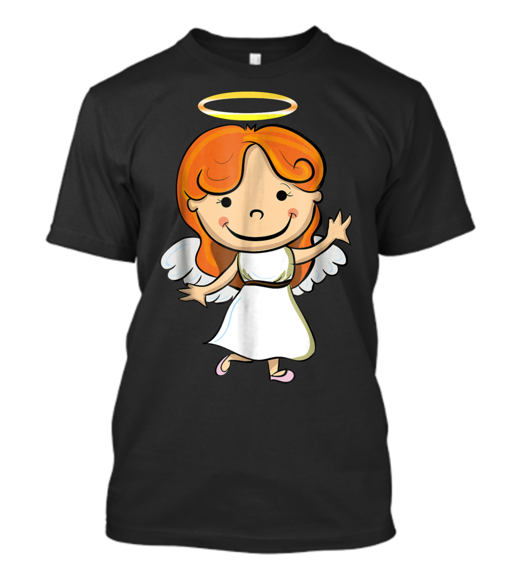 Cute Angel Halo Halloween Costume Christian T-Shirt