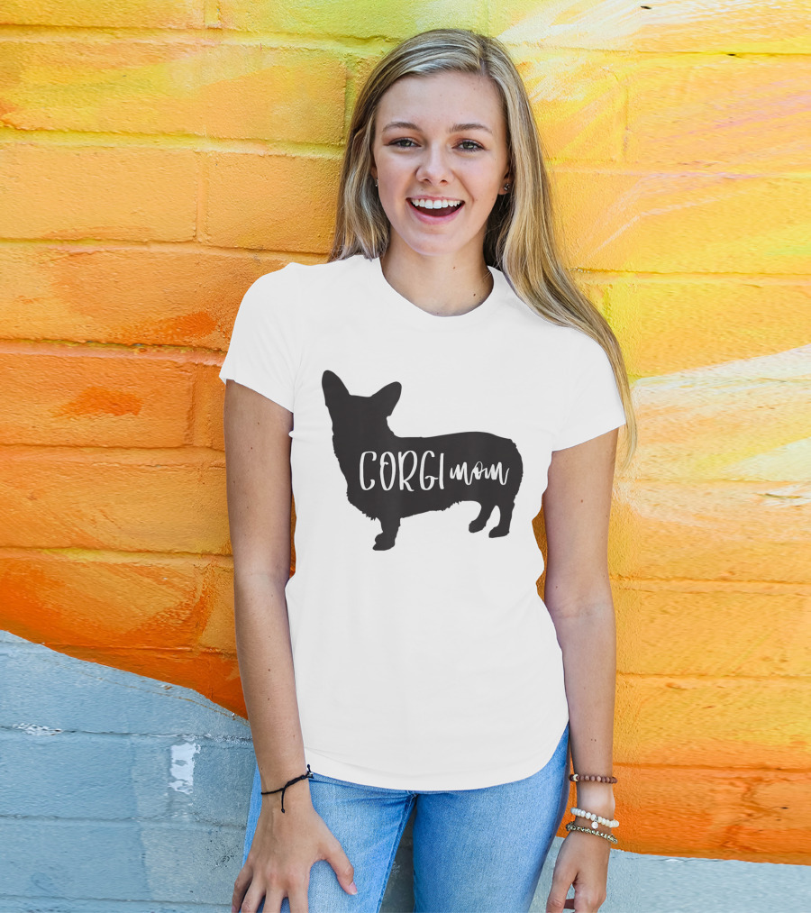 Corgi Mom Corgi Dog T-Shirt