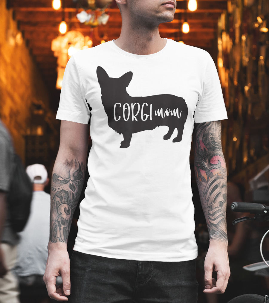 Corgi Mom Corgi Dog T-Shirt