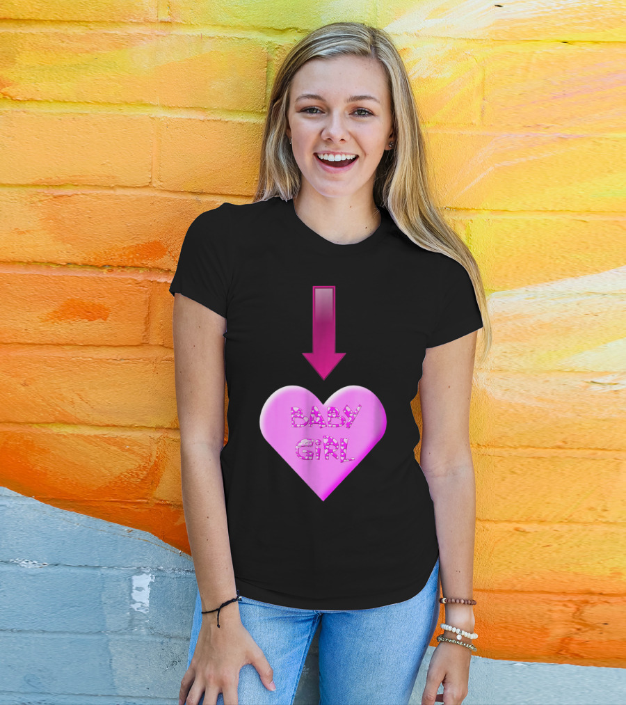 Baby Girl Mommy Cute Pregnancy It’s A Girl T-Shirt