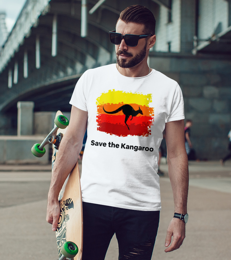 Save The Kangaroo Pray For Australia Rain T-Shirt