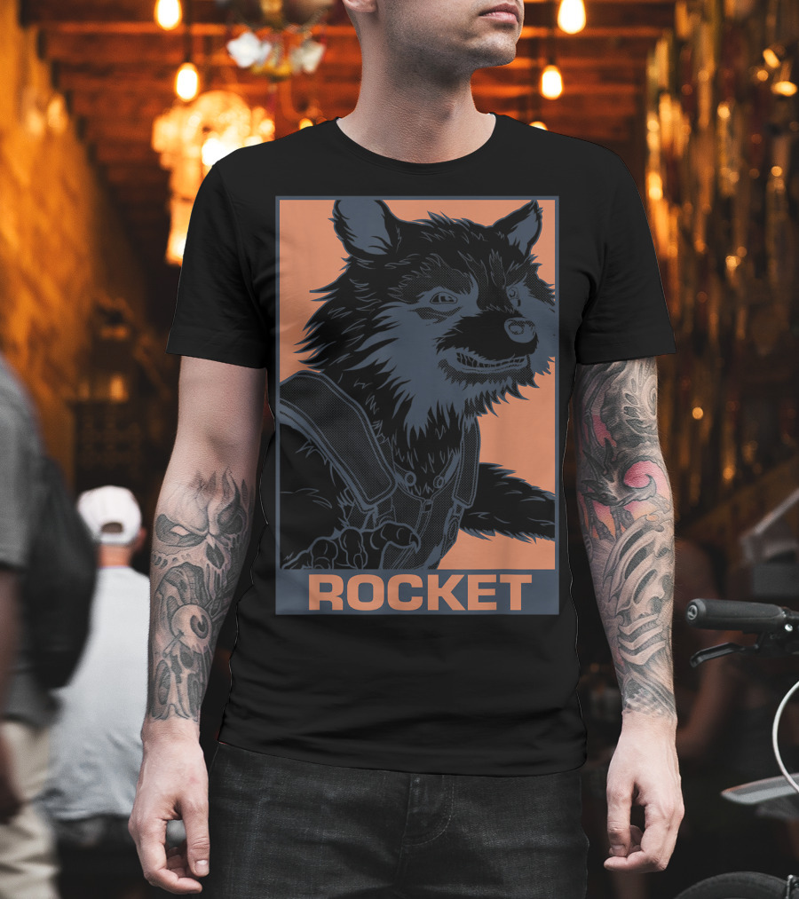 Rocket Marvel Avengers Endgame Pop T-Shirt