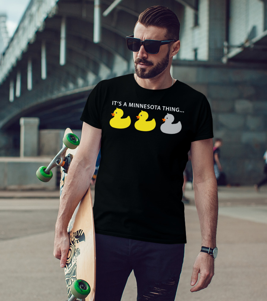 Minnesota Thing Duck Duck Grey Duck Hoo Rubber Ducks T-Shirt