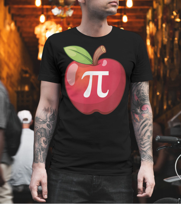 Apple Pi Math Lovers and Teachers Pi Day T-Shirt Apple Pi Math Lovers and Teachers Pi Day T-Shirt